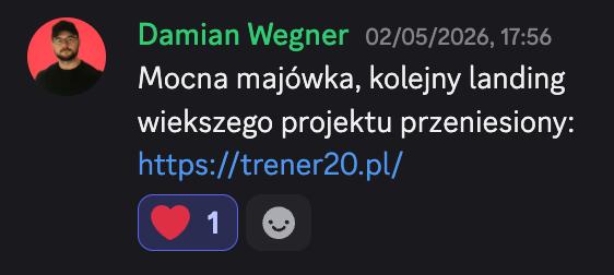 Zrzut ekranu z opinią 5